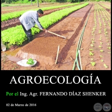 AGROECOLOGA - Ing. Agr. FERNANDO DAZ SHENKER - 02 de Marzo de 2016